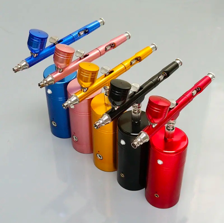 Home Use Beauty Equipment Cordless Airbrush Cake Decoration Compressor Makeup Nail Art Machine Kit Oxygen Injector Airbr
