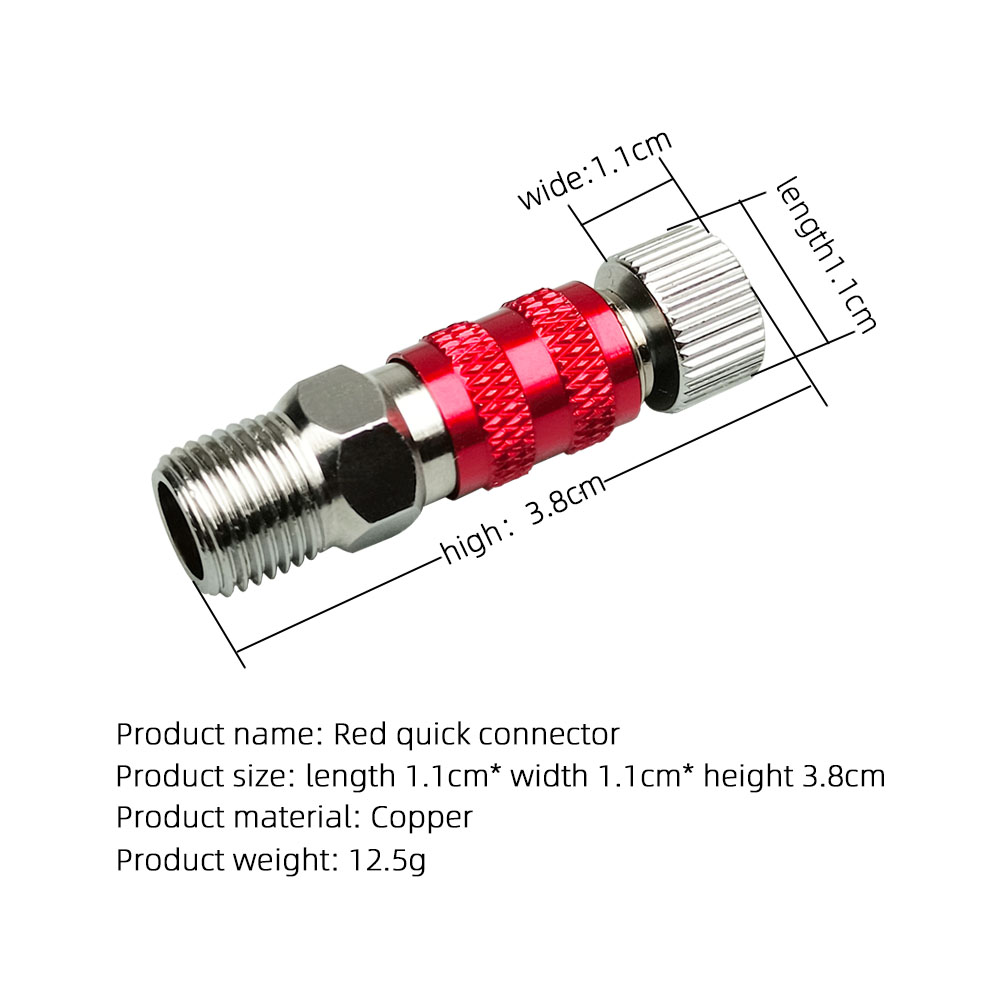 Professional Hot Sale Airbrush Accessories Air Brush Quick Release Disconnect Coupler BSP 1/8