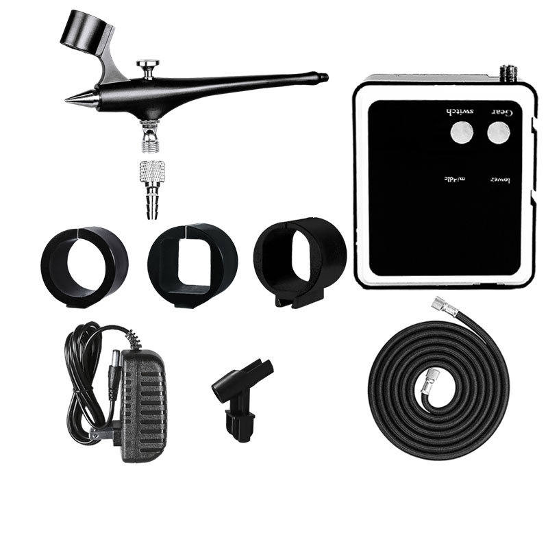 Airbrush Kit and Compressor Painting the Compressor Spray Gun Kit Can Spray Markers in Various Shapes: Round, Square, Tr