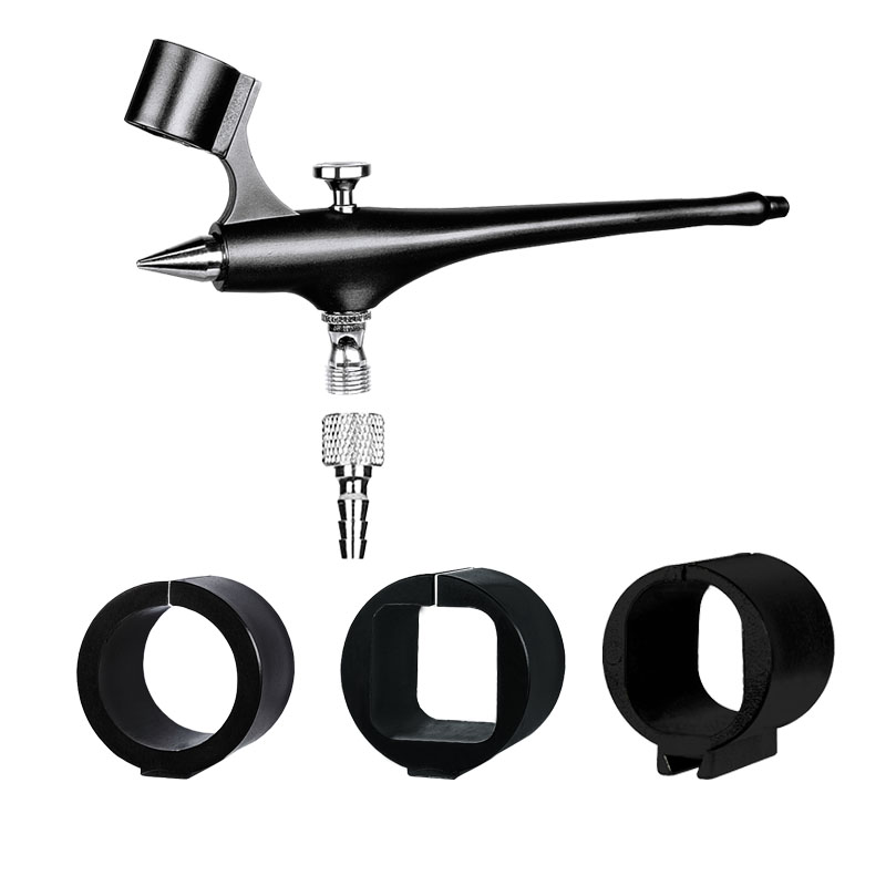 Airbrush Kit and Compressor Painting the Compressor Spray Gun Kit Can Spray Markers in Various Shapes: Round, Square, Triangle,