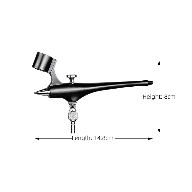 Airbrush Kit and Compressor Painting the Compressor Spray Gun Kit Can Spray Markers in Various Shapes: Round, Square, Triangle,