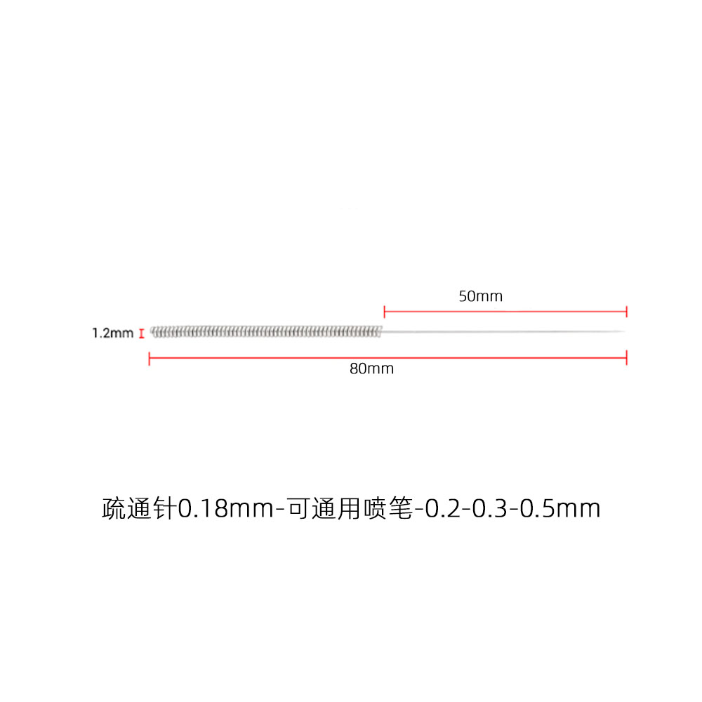 Airbrush Cleaning Needle Tools Reusable Stainless Steel Tools for Digging Building Models with 3D Printer Accessories