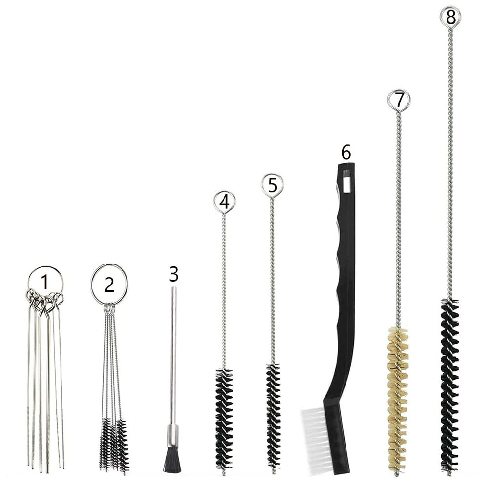 High Quality 21pcs Paint Sprayer Airbrush Nozzle Cleaning Repair Tool Kit Needle Brush Set Airbrush Kit