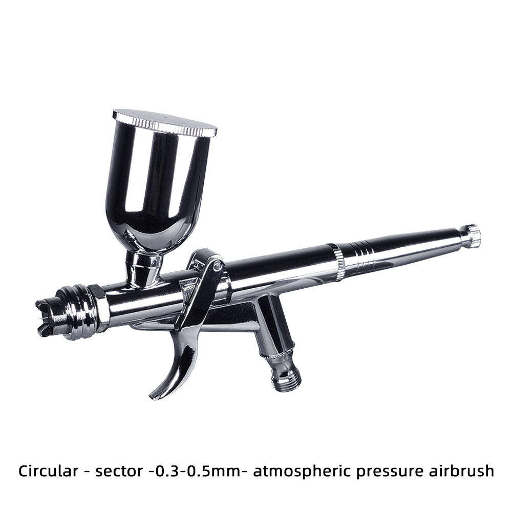 Airbrush Kit with Butterfly Round Spray Gun Door and Window Sheet Metal Repair Car Furniture Spraying 0.3/0.5