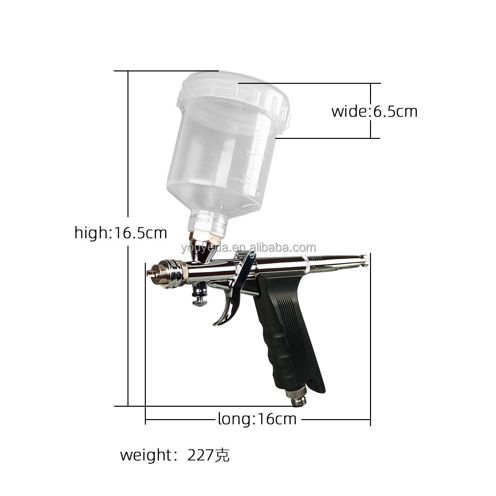 Large Area Trigger Type butterfly Airbrush Roundness Paint Spraying Leather Repair Car Furniture Spraying 0.3/0.5