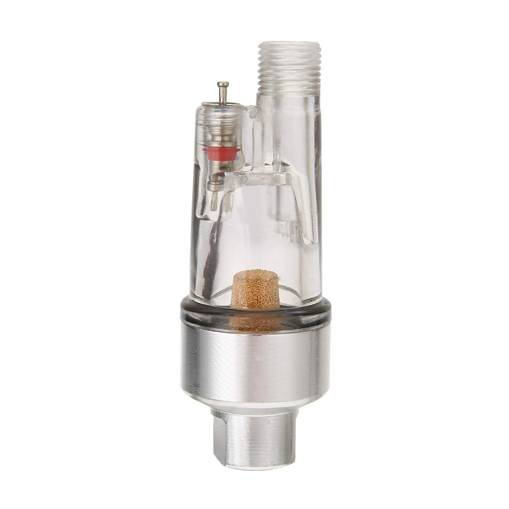 Airbrush Built-in Mini air Filter and Water Trap (connect Directly to Airbrush and Hose Using 0.32 cm Thread)