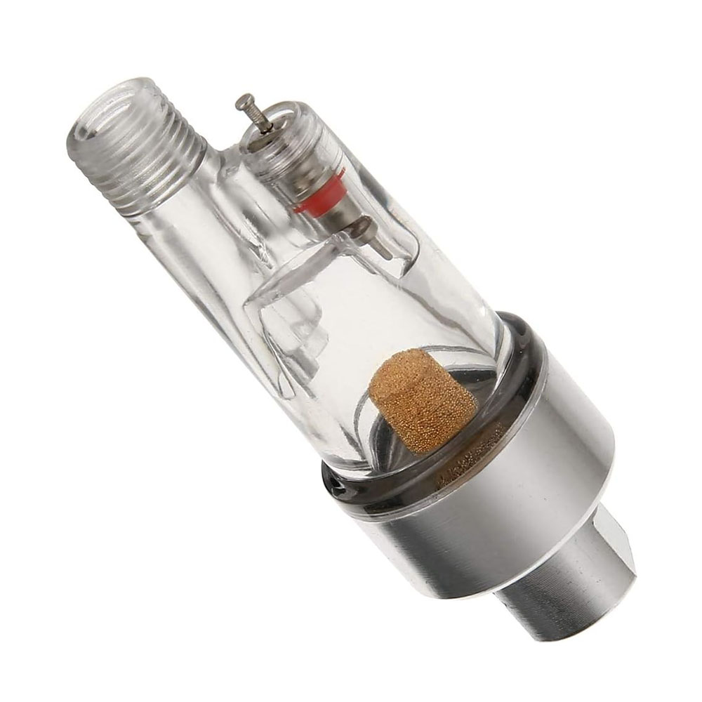 Airbrush Built-in Mini air Filter and Water Trap (connect Directly to Airbrush and Hose Using 0.32 cm Thread)