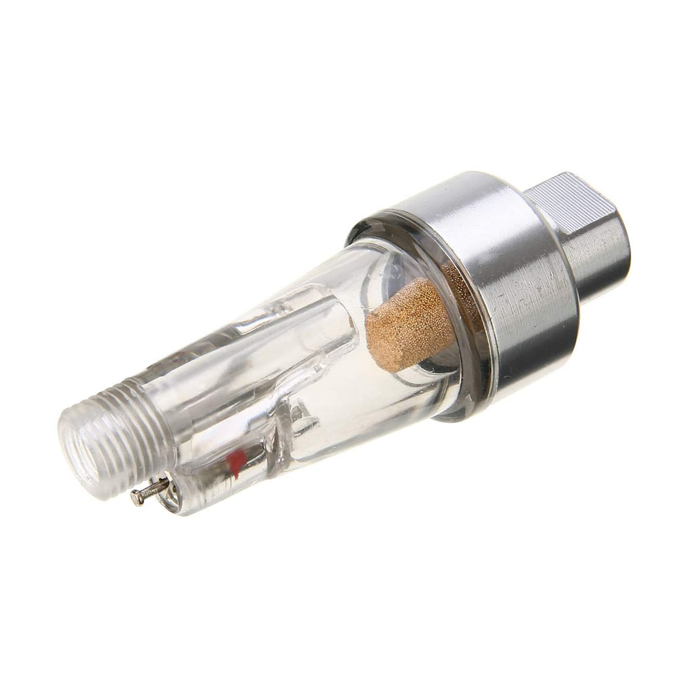 Airbrush Built-in Mini air Filter and Water Trap (connect Directly to Airbrush and Hose Using 0.32 cm Thread)
