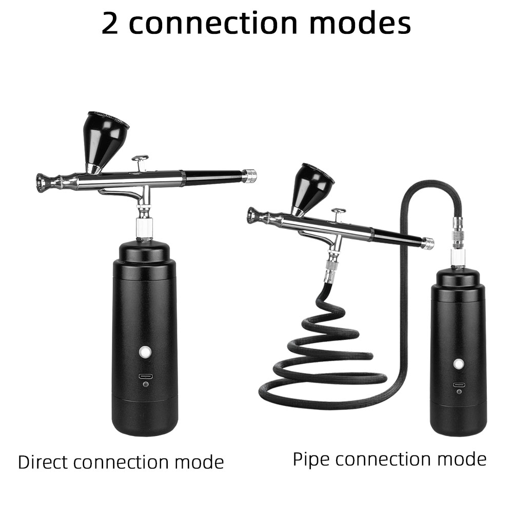 Diy Renewable 36PSI Air Brush Gun Cake Barber Nail Art Portable Handheld Cordless Airbrush Kit with Compressor