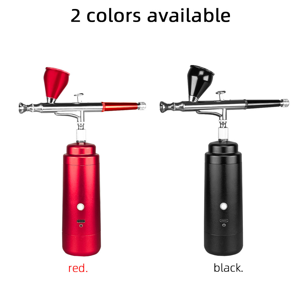 Diy Renewable 36PSI Air Brush Gun Cake Barber Nail Art Portable Handheld Cordless Airbrush Kit with Compressor