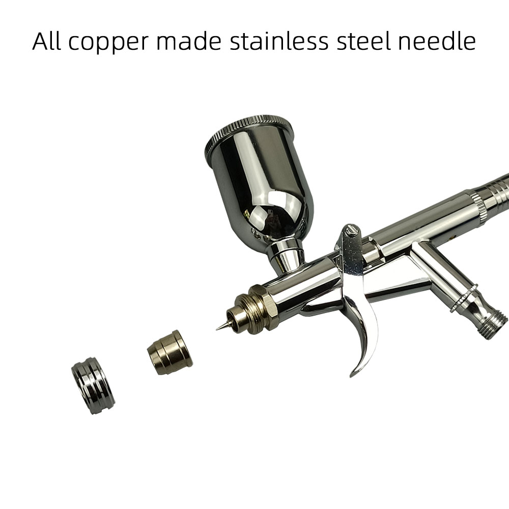Portable Airbrush Compressor Kit for Nails Artistic Painting, Craft Model Hand Sprayer