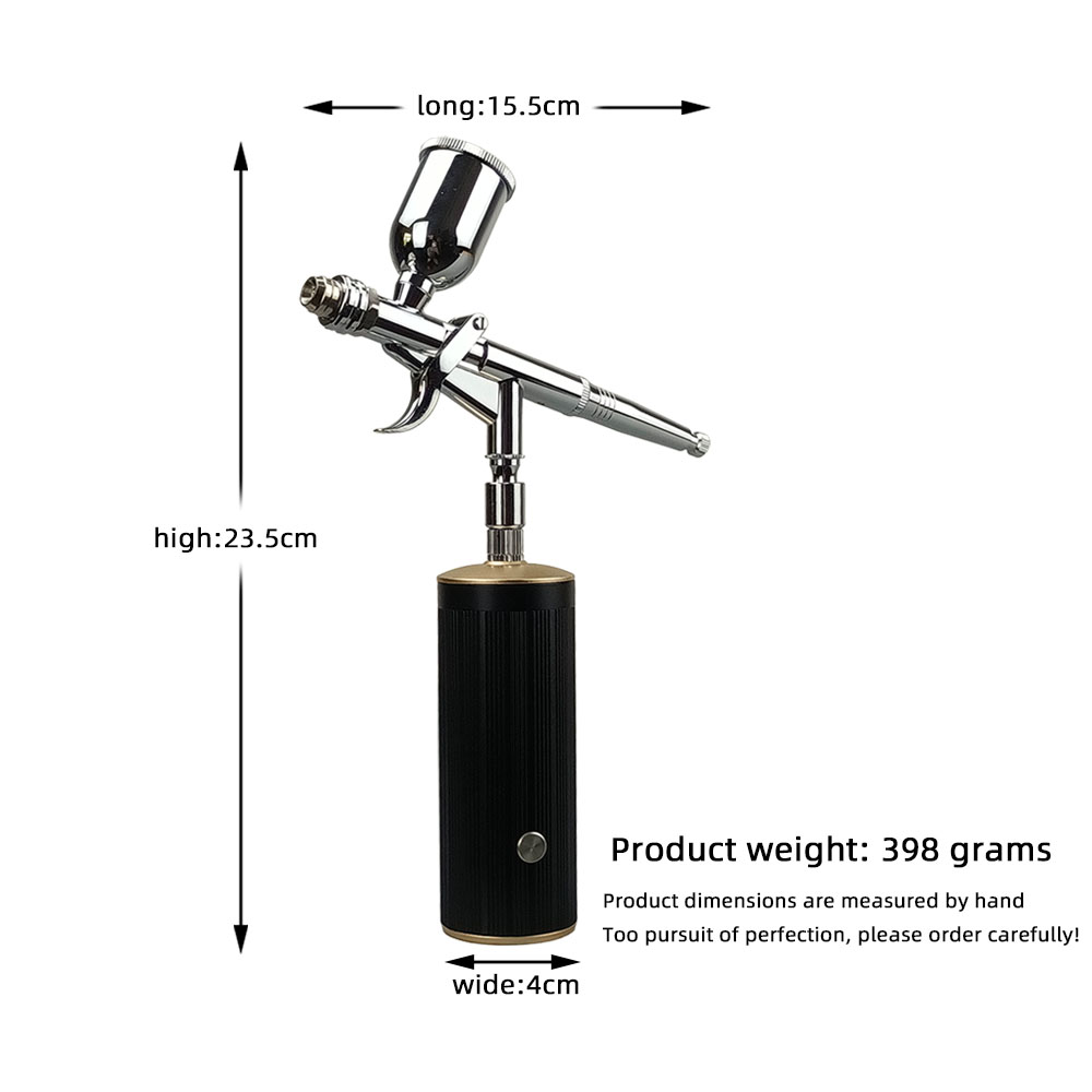 Portable Airbrush Compressor Kit for Nails Artistic Painting, Craft Model Hand Sprayer