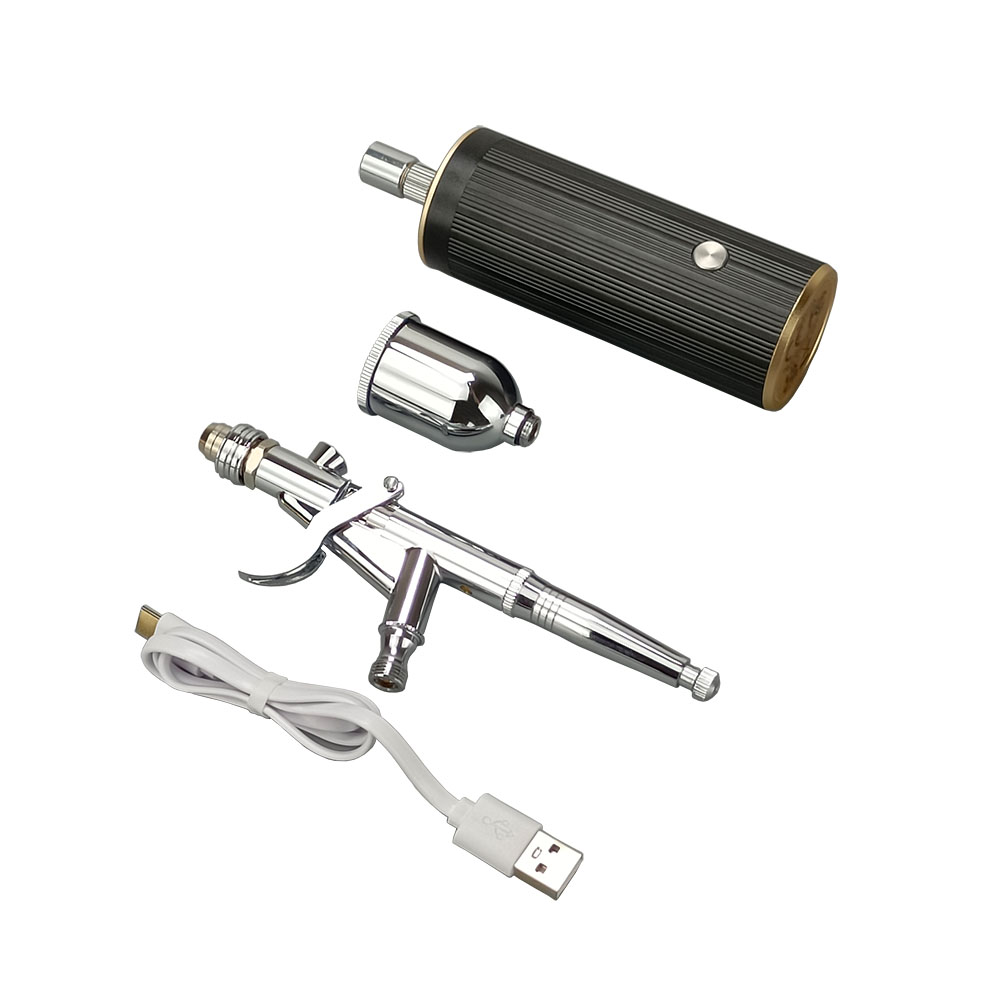 Portable Airbrush Compressor Kit for Nails Artistic Painting, Craft Model Hand Sprayer