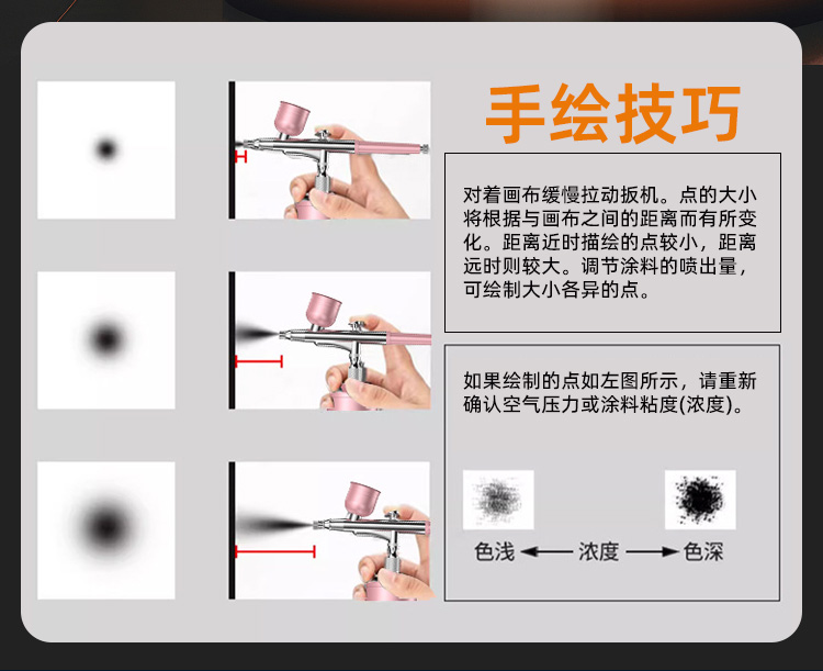 Airbrush Kit Cordless Airbrush Compressor Automatic Hand-held Airbrush Rechargeable Portable Wireless air Brush for Nail Art