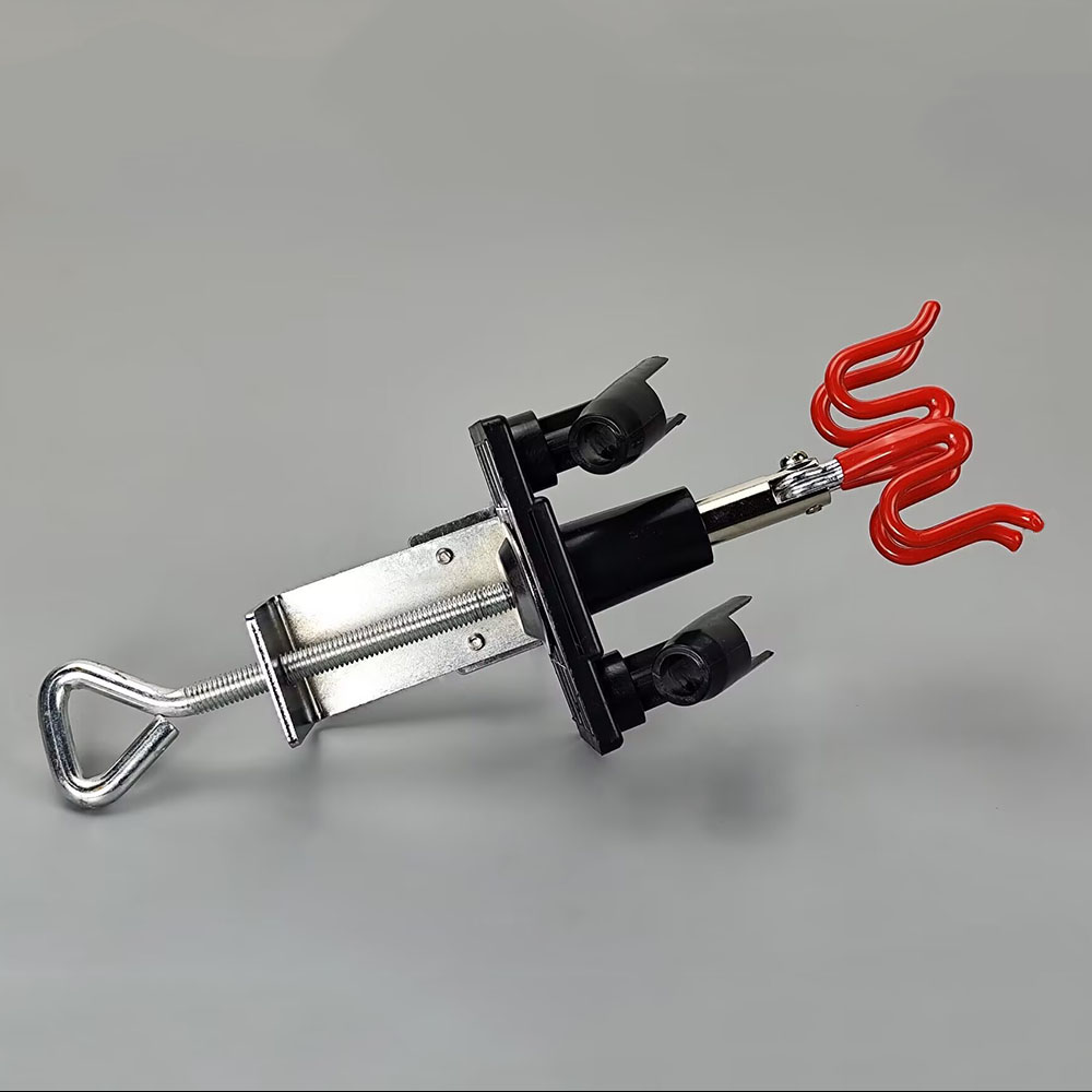 Airbrush Holder 4Capacity 360 Swivel Clip Mount Desktop Station Stand Spray Gun Clamp-on Holder for Many Brand Airbrushes