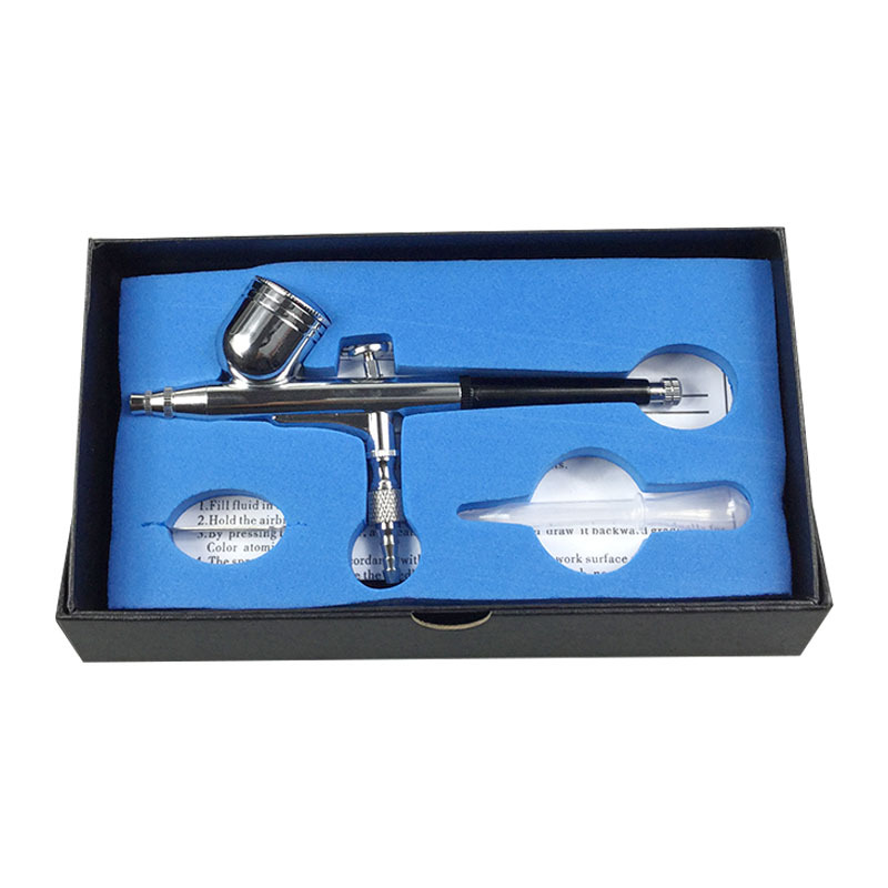 Gravity Power Double Action Airbrush Spray Gun Kit Tattoo Nail Tool Beauty Pen Kit Inkjet Car Repair 0.3mm