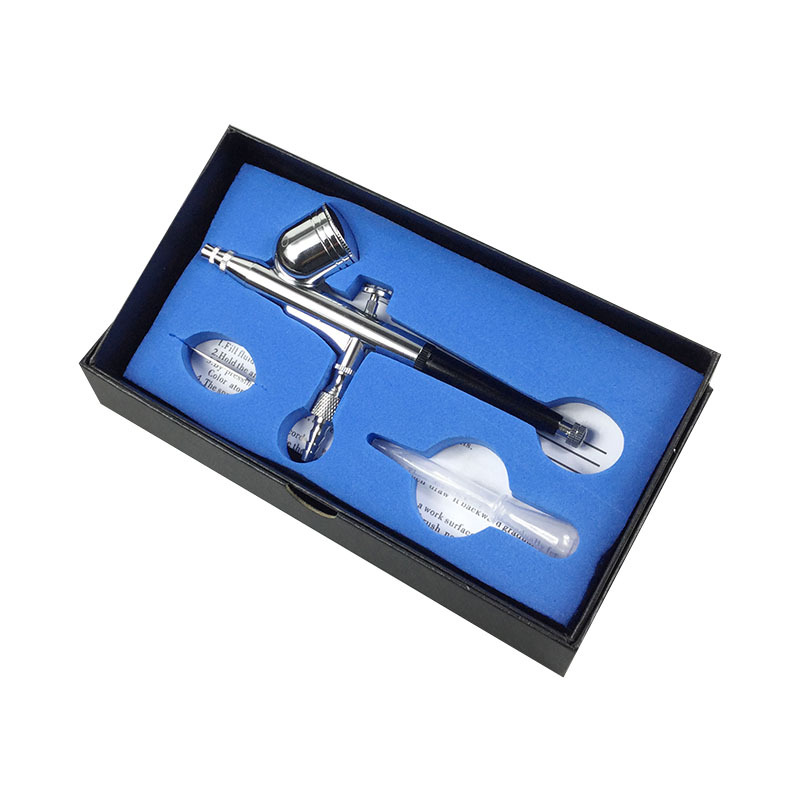 Gravity Power Double Action Airbrush Spray Gun Kit Tattoo Nail Tool Beauty Pen Kit Inkjet Car Repair 0.3mm