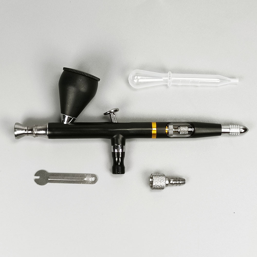 The CLK130 Airbrush Multi-purpose Double Action Gravity Airbrush Is Used to Spray Automotive Graphic Art Craft Tattoo Cakes