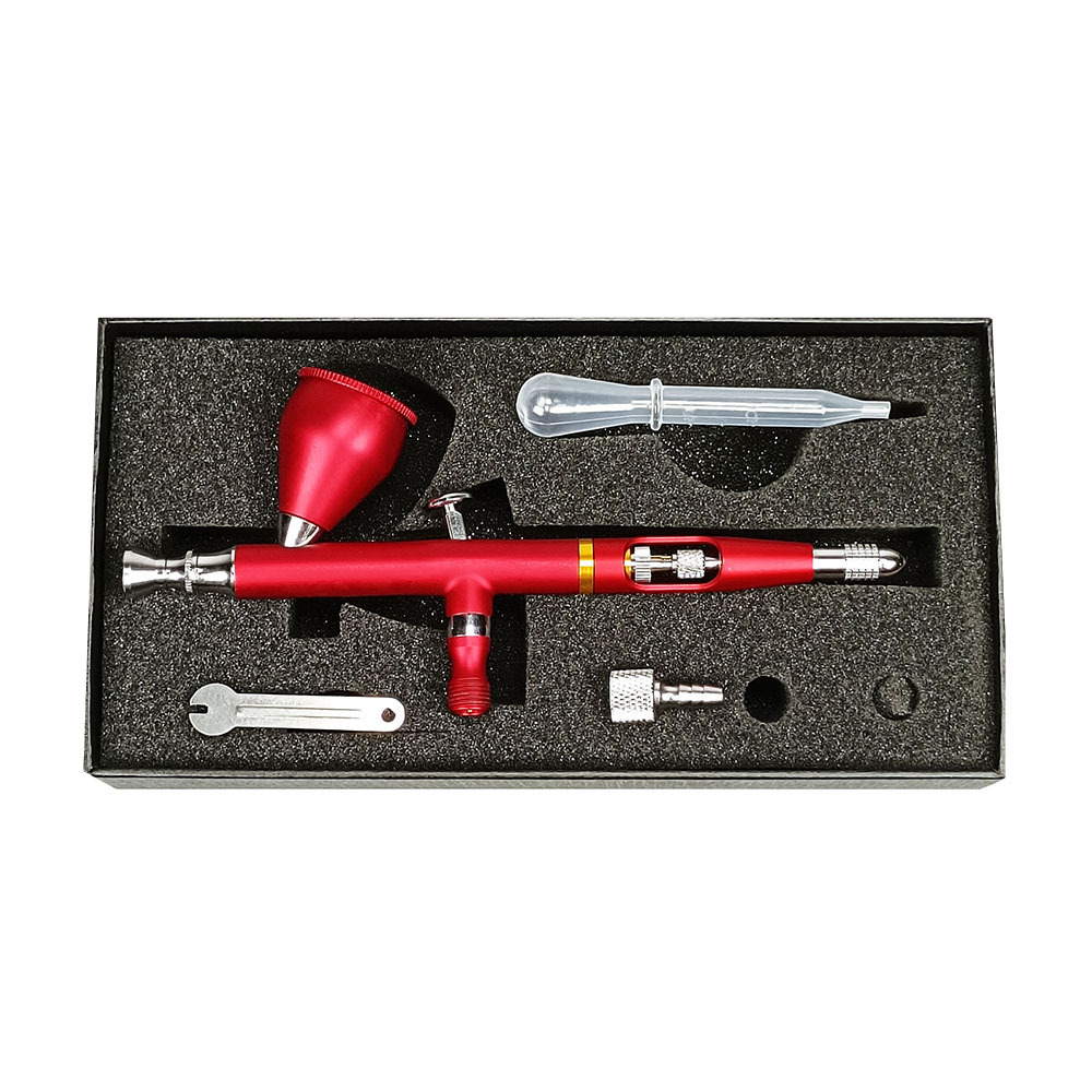 The CLK130 Airbrush Multi-purpose Double Action Gravity Airbrush Is Used to Spray Automotive Graphic Art Craft Tattoo Cakes