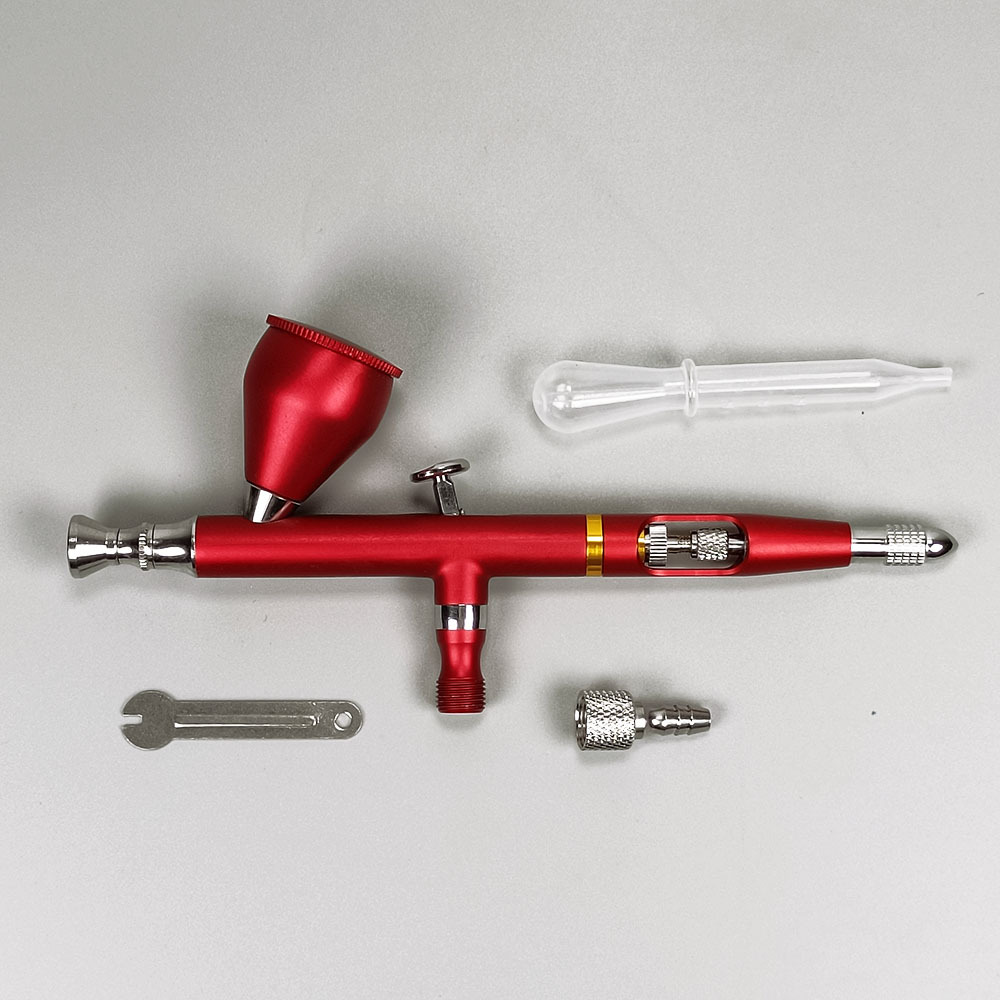 The CLK130 Airbrush Multi-purpose Double Action Gravity Airbrush Is Used to Spray Automotive Graphic Art Craft Tattoo Cakes