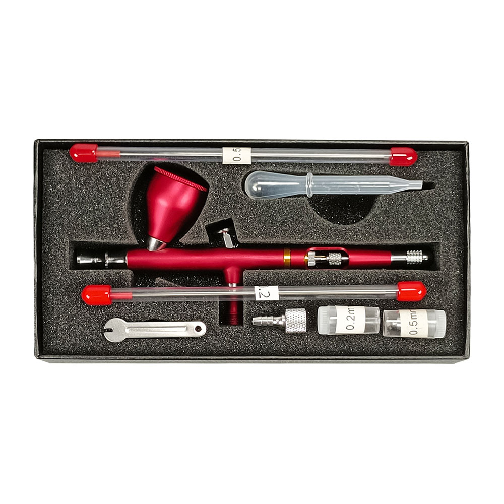 Mini Double Action Airbrush Nail Polish Airbrush Makeup Set Facial Tattoo Art Beauty Inkjet Car Repair DIY Tool