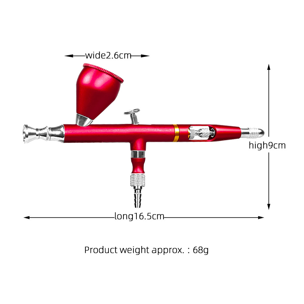 Mini Double Action Airbrush Nail Polish Airbrush Makeup Set Facial Tattoo Art Beauty Inkjet Car Repair DIY Tool