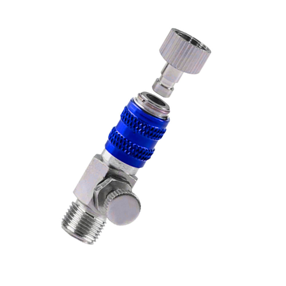 Durable Airbrush Gun Quick Release Connector Disconnect Connector Adapter 1/8-inch Standard Connector