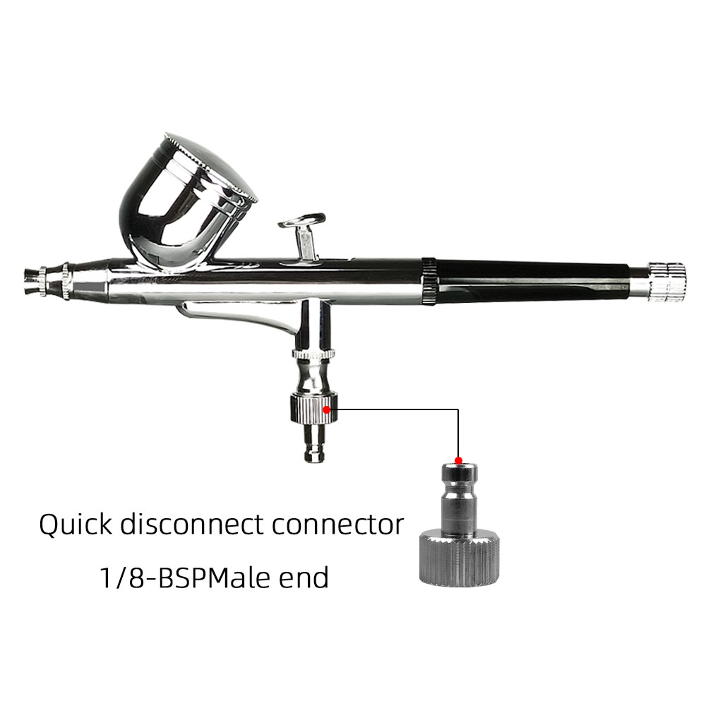 1PC Professional Gun Spray Cap Quick Disconnect Connector Airbrush 1/8