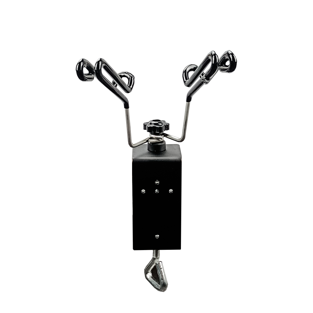 Airbrush Holder for Storage the Clamping Spray Gun Holder Can Hold up to 2 Spray Guns black