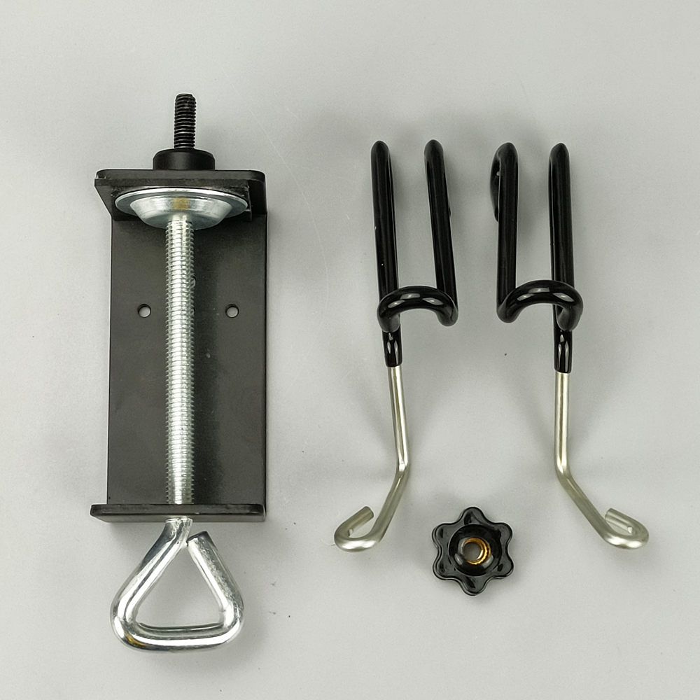 Airbrush Holder for Storage the Clamping Spray Gun Holder Can Hold up to 2 Spray Guns black