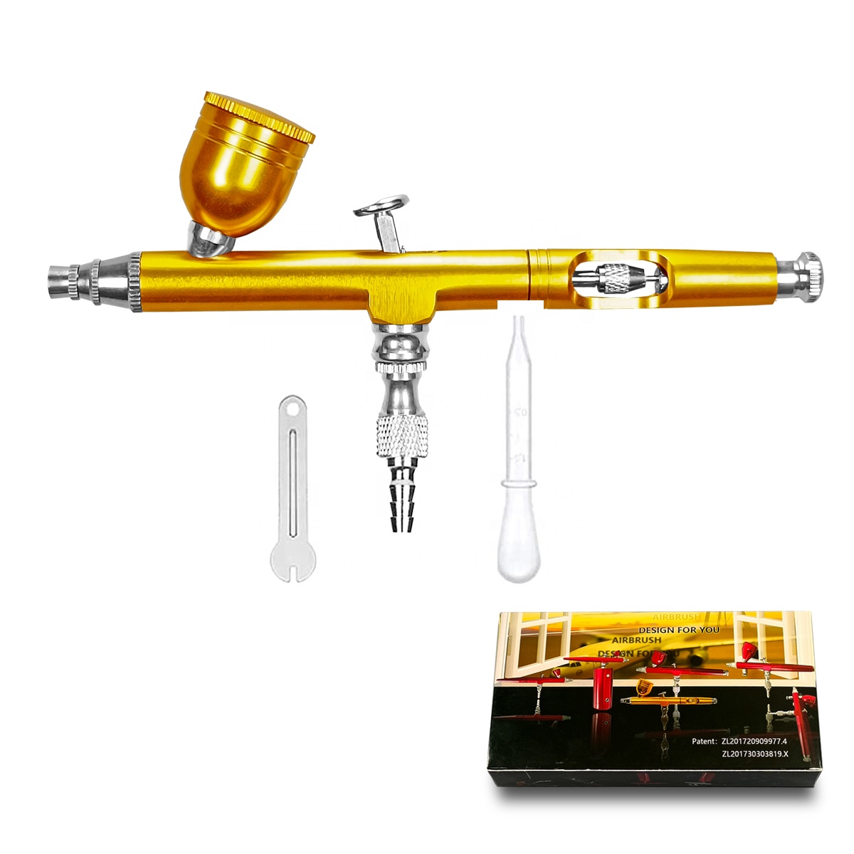 130 Model Spray pen Air pump (golden) novice painting spray paint gun spray pump wall painting painting furniture repair