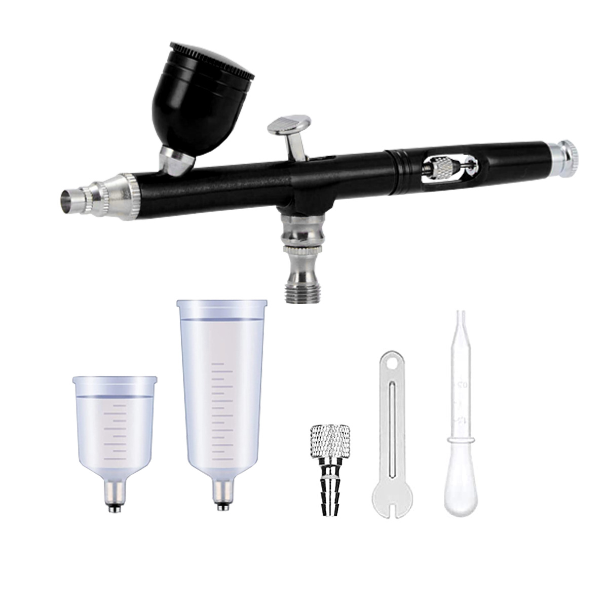 Dual Action Adjustable Interchangeable Spray Can Spray Pen Artist Oxygen Injection Instrument Spray Gun Toy Leather Craft Paint
