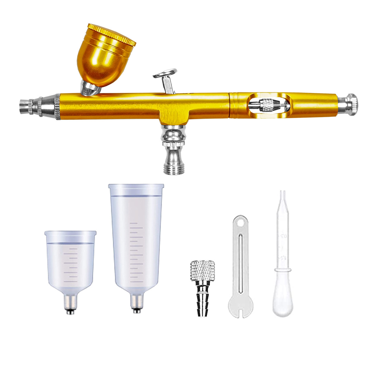 Dual Action Adjustable Interchangeable Spray Can Spray Pen Artist Oxygen Injection Instrument Spray Gun Toy Leather Craft Paint