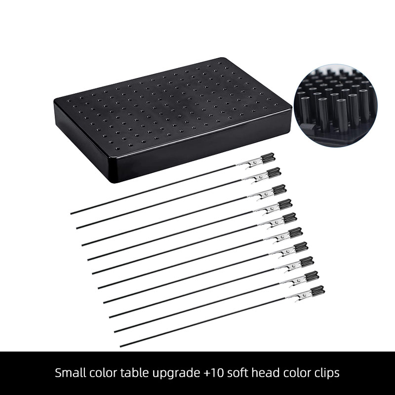 Model love Airbrush Kit Spray Gun Paint Tool Clip Base Spray Clip Table Coloring Table Drying Table Small 14*9 Holes Airbrush