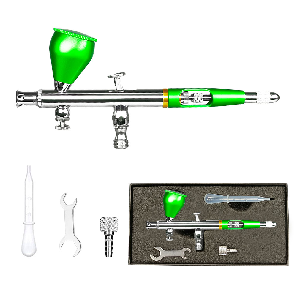 AR180T-0.2-0.3-0.5 mm Double Action Airbrush, Nail Makeup Tool, Body Tattoo, Sprayer, Cake, Toy Model