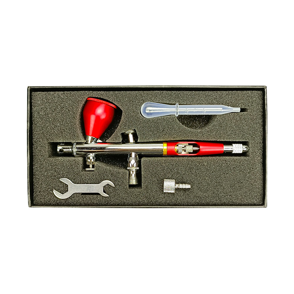AR180T-0.2-0.3-0.5 mm Double Action Airbrush, Nail Makeup Tool, Body Tattoo, Sprayer, Cake, Toy Model