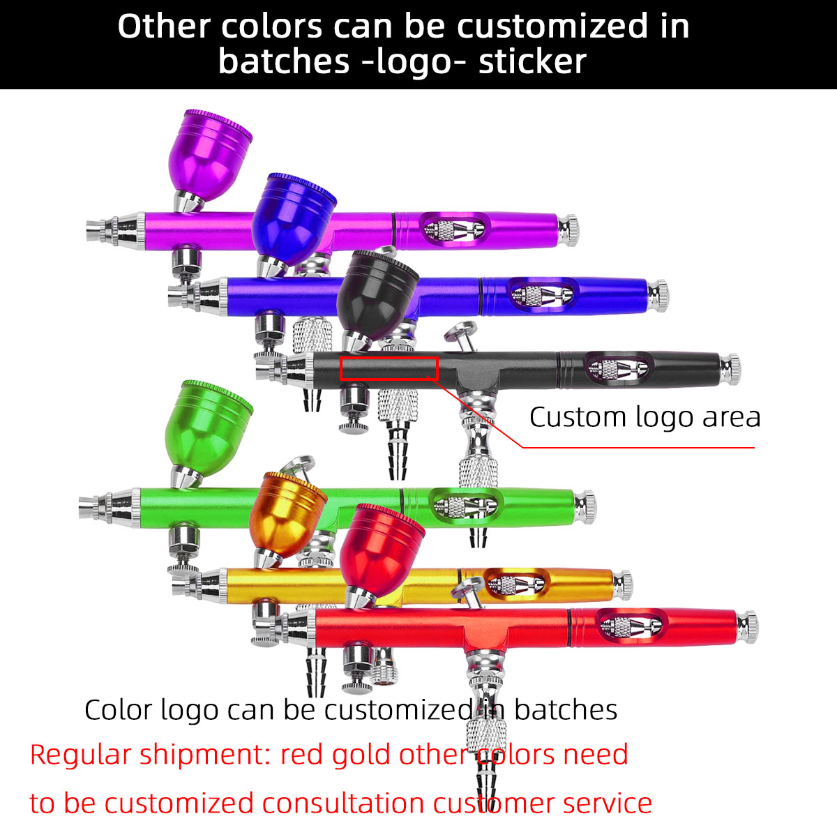 AR180 Spray Pen Color Painting Car Paint Pen Artist Model Art Inkjet Pen Diameter 0.3-0.5mm