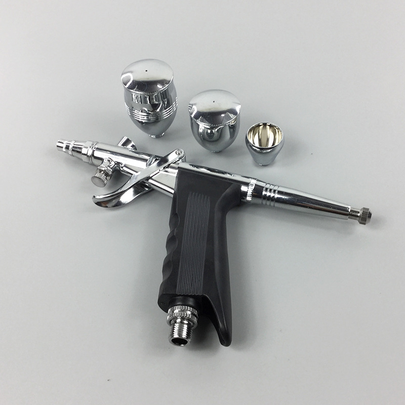 Professional Automotive Two-stroke Airbrush Kit 0,3/0,5/0, 8mm Nozzle Accessories Airbrush Model Nail Polish  Spray Gun