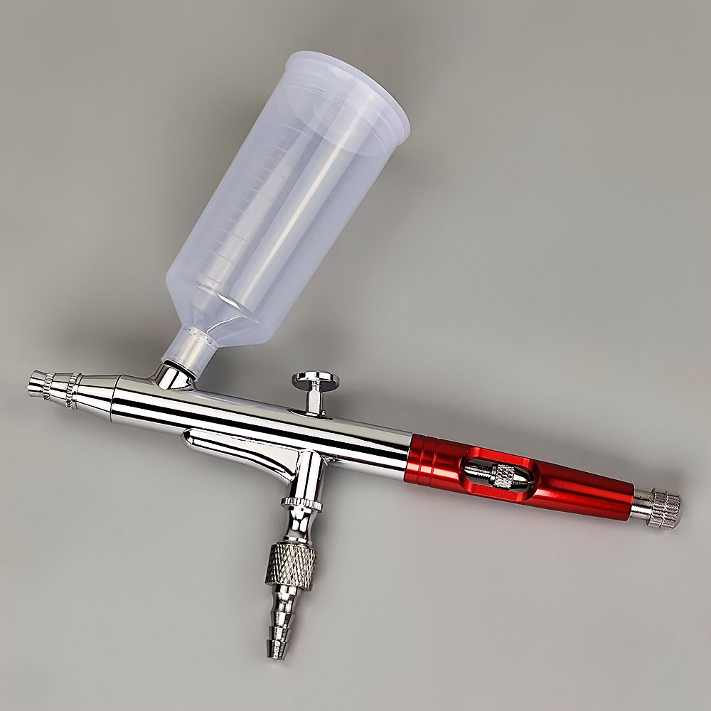 0.3 0.5mm Double Action Spray Gun HD-131K Airbrush Set with Tips Cups