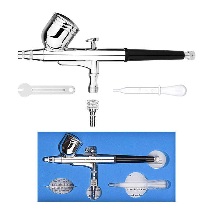Popular And Practical Useful 0.3mm Airbrush Pen Cosmetic Foundation Makeup Art Design Black Ice Spraying Paint Color Gun