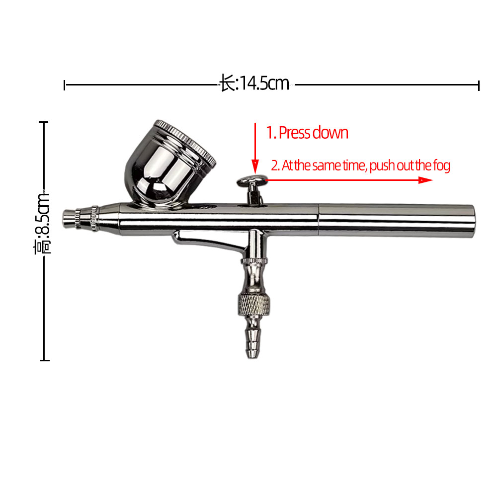 Airbrush Aerografo HD-470 0.3mm Gravity Feed Double Action Airbrush
